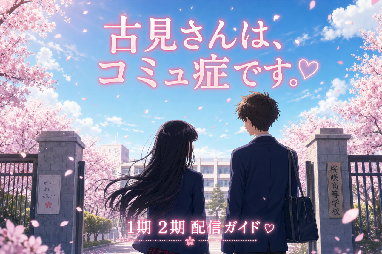 古見さんは、コミュ症です。 配信ガイド DMM TVで1期2期全話見放題・累計1,600万部のラブコメ