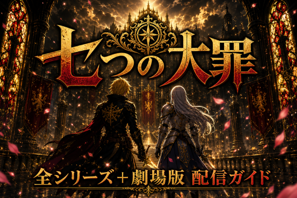 七つの大罪 配信ガイド DMM TVで1〜4期+黙示録の四騎士見放題・累計5,000万部のダークファンタジー