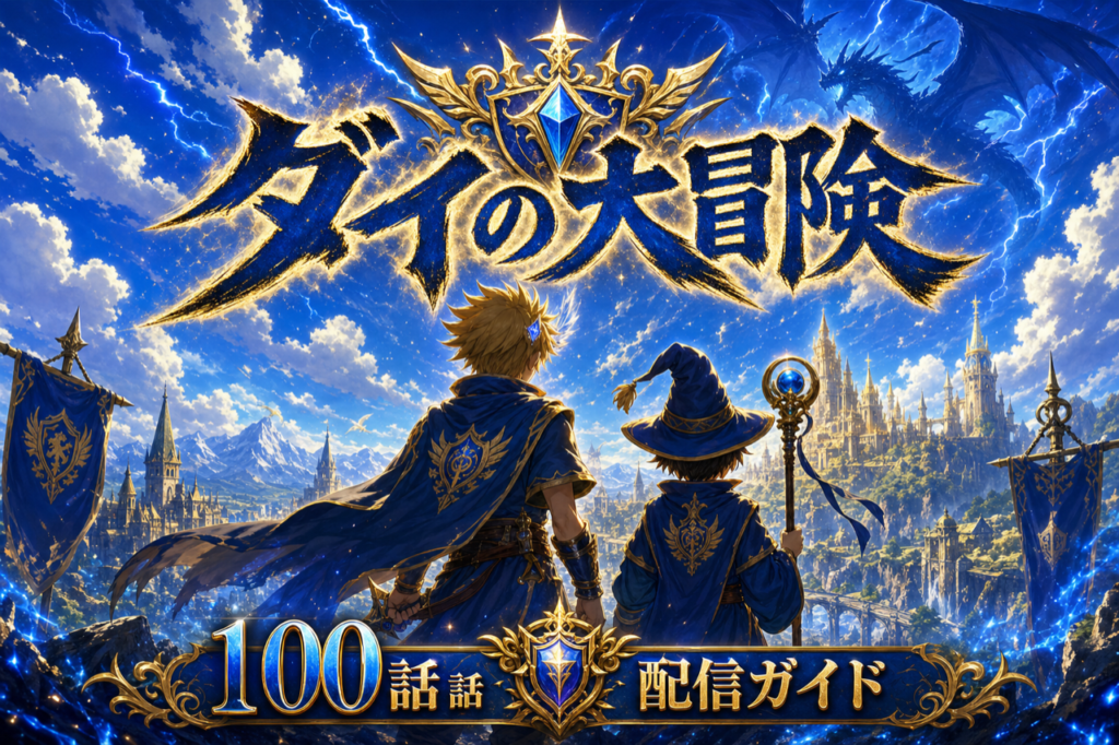 ダイの大冒険 配信ガイド DMM TVで2020年リメイク版全100話見放題・累計5,000万部の冒険ファンタジー
